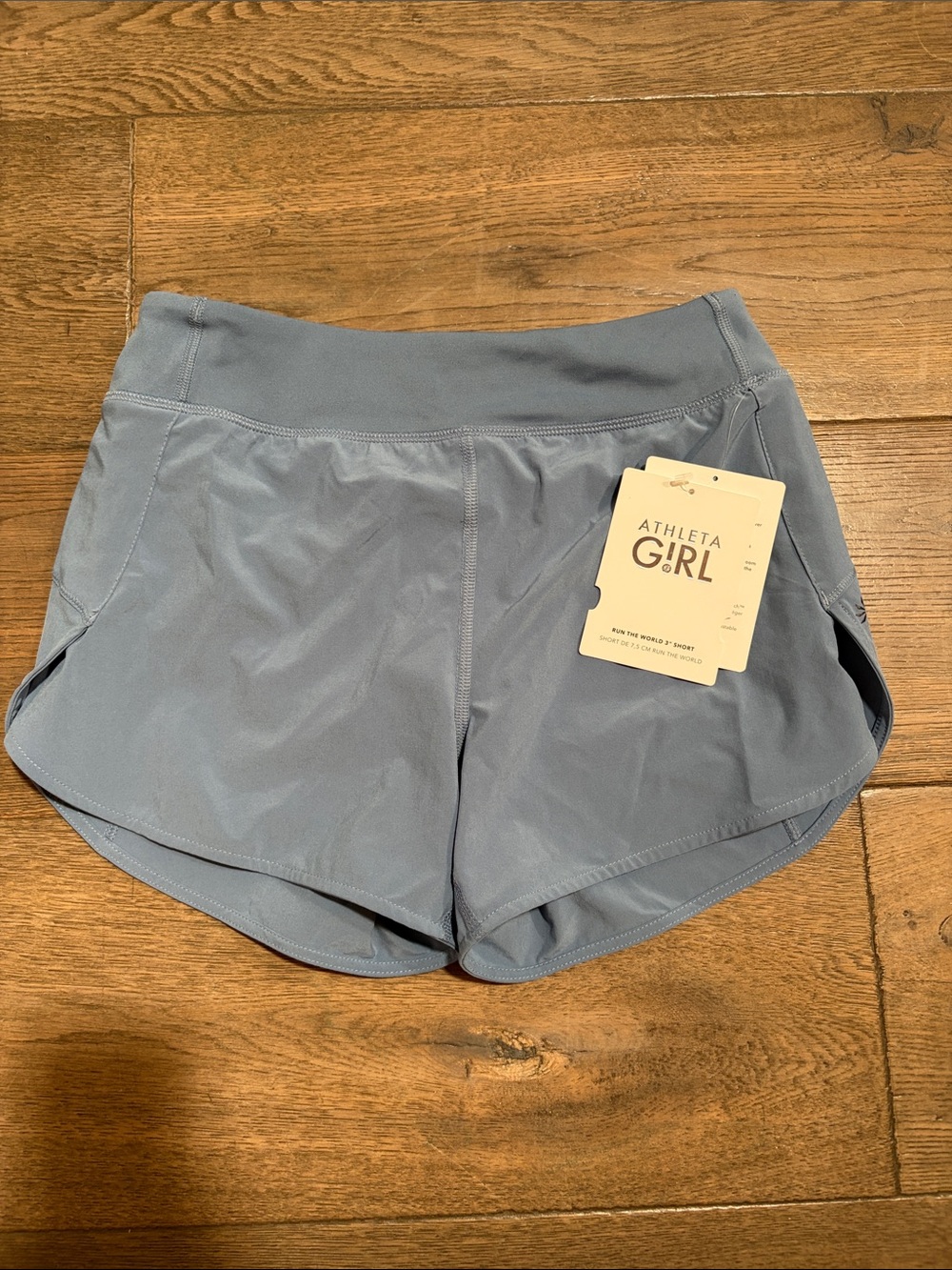 Athleta Girl Slate Blue Athletic Shorts
